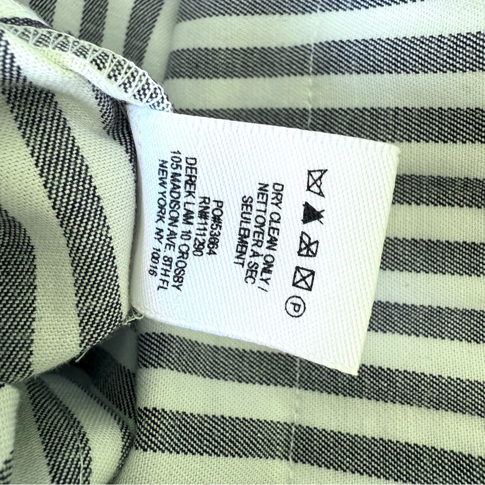 Derek Lam 10 Crosby Striped Utility Shirt Dress - Picture 7 of 7